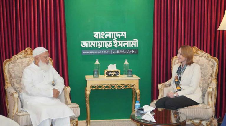 জামায়াত আমিরের সঙ্গে অস্ট্রেলিয়ার হাইকমিশনারের সাক্ষাৎ
