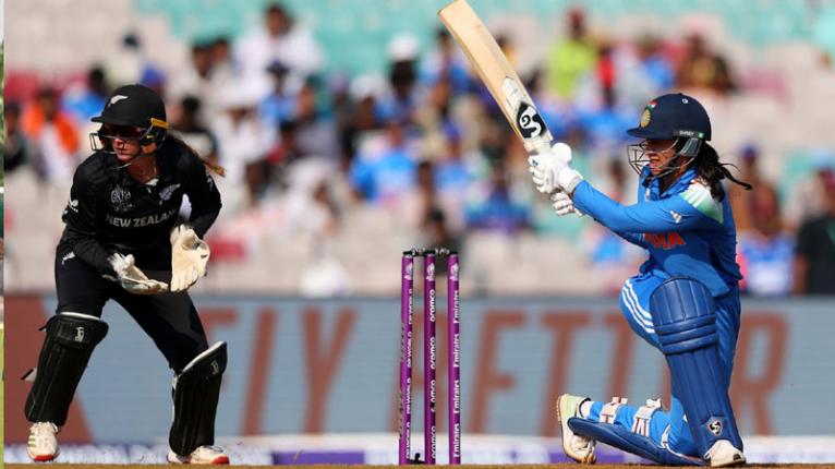 নিউজিল্যান্ডকে হারিয়ে নারী বিশ্বকাপের সেমিফাইনাল ভারত