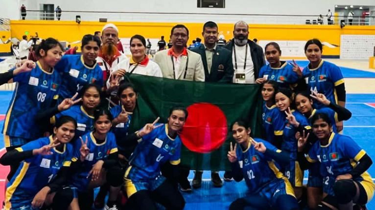 এশিয়ান যুব গেমসে ইতিহাস গড়লো বাংলাদেশ অনূর্ধ্ব-১৮ বালিকা কাবাডি দল