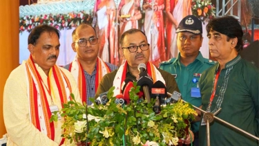 বনানী ও বসুন্ধরা আবাসিক পূজা মণ্ডপ পরিদর্শনে ডিএমপি কমিশনার