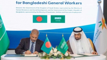 কর্মী নিয়োগে বাংলাদেশ-সৌদি আরব চুক্তি স্বাক্ষর
