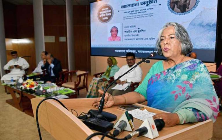 প্রবীণদের জন্য কমিউনিটিভিত্তিক কেয়ার ব্যবস্থা গড়ে তুলতে হবে : সমাজকল্যাণ উপদেষ্টা