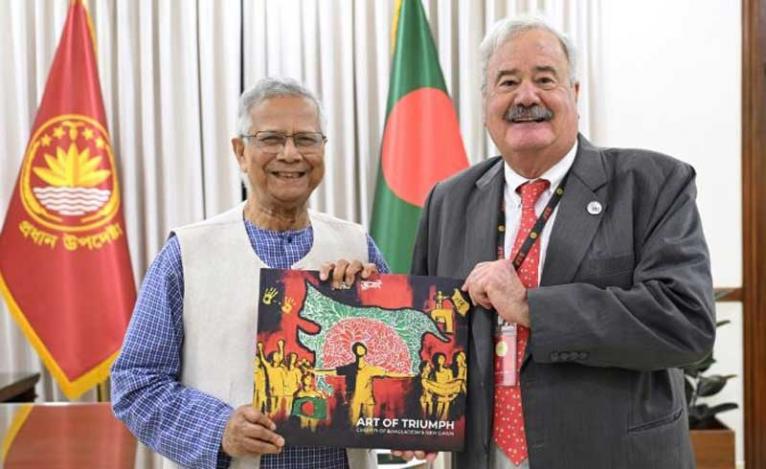 প্রধান উপদেষ্টা ও আইআরআই প্রতিনিধির সাক্ষাৎ : ফেব্রুয়ারির নির্বাচনে পর্যবেক্ষক পাঠাবে যুক্তরাষ্ট্রভিত্তিক প্রতিষ্ঠানটি