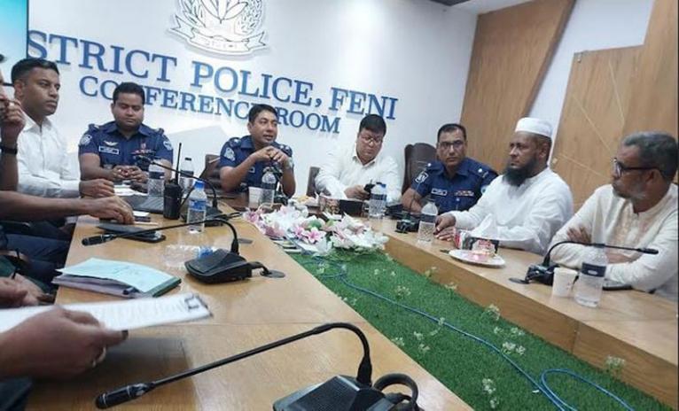 ফেনী শহর যানজট মুক্ত করতে মতবিনিময় সভা