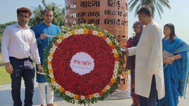 মাগুরায় জুলাই স্মৃতিস্তম্ভ পরিদর্শনে প্রেস সচিব শফিকুল আলম