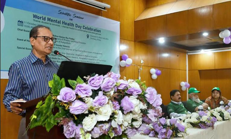 মানসিক স্বাস্থ্যসেবা নিশ্চিতে অন্যতম প্রতিবন্ধকতা অজ্ঞতা - শিক্ষা উপদেষ্টা
