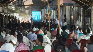 জামালপুরে তারেক রহমানের সাক্ষাৎকার বড়পর্দায় প্রদর্শন, উৎসাহী নেতাকর্মীরা