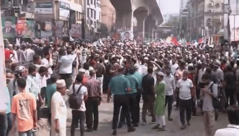 স্মারকলিপি দিতে মিছিল নিয়ে যমুনা অভিমুখে জামায়াতসহ ৮ দল