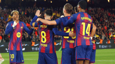 আলাভেসকে হারিয়ে টেবিলের শীর্ষে উঠল বার্সেলোনা