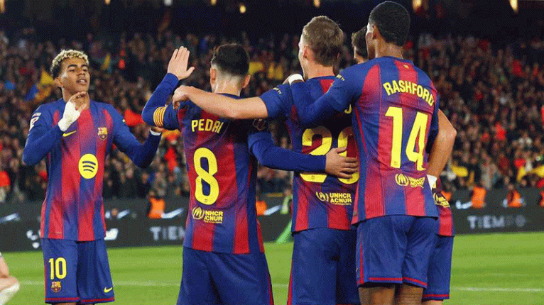 আলাভেসকে হারিয়ে টেবিলের শীর্ষে উঠল বার্সেলোনা