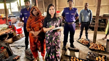 সদরপুরে অস্বাস্থ্যকর পরিবেশে খাবার তৈরি, চার প্রতিষ্ঠানকে জরিমানা