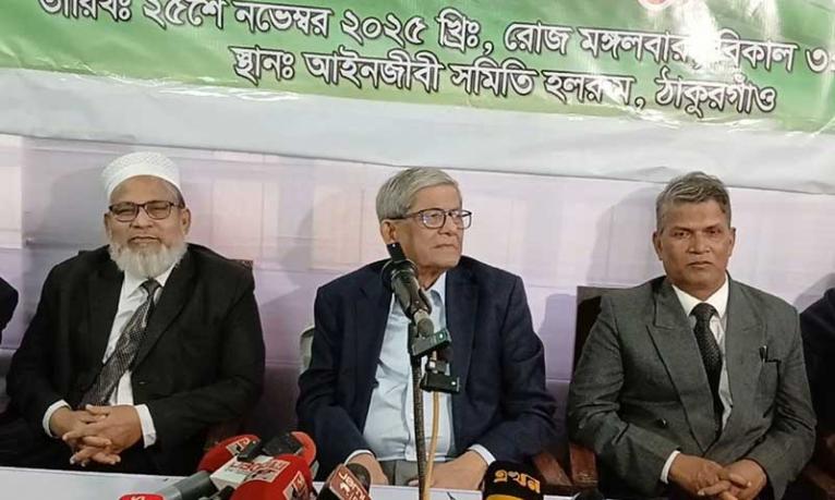 নির্বাচন ব্যাহত হওয়ার কোনো শঙ্কা নেই : মির্জা ফখরুল