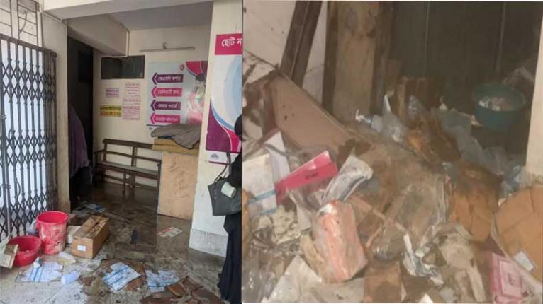 সরিষাবাড়ী স্বাস্থ্য কমপ্লেক্সে অগ্নিকাণ্ড,অল্পের জন্য রক্ষা সিজারিয়ান মা-নবজাতক