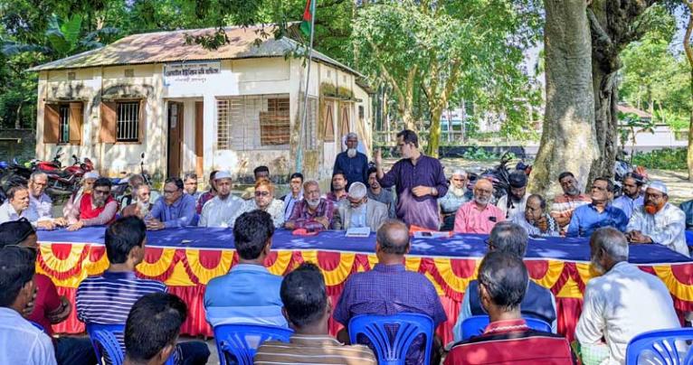 সরিষাবাড়ীতে ধানের শীষ প্রার্থীর পক্ষে ভোটার মতবিনিময়
