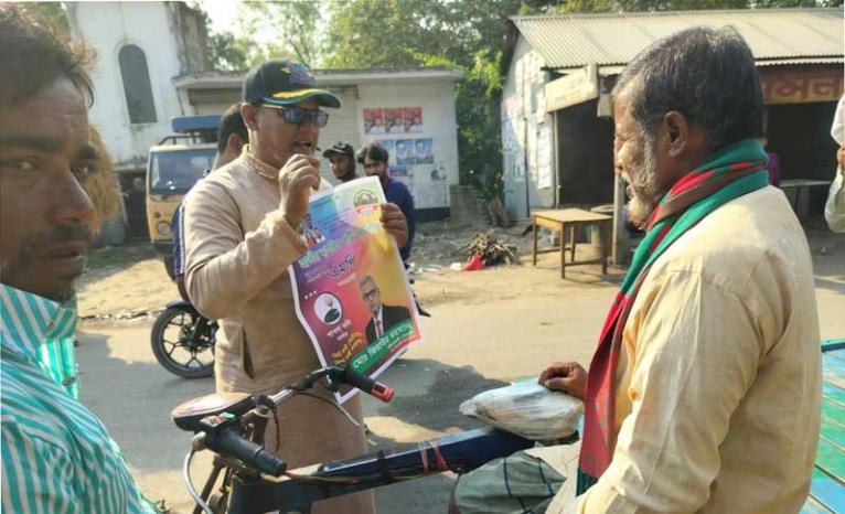 শাপলা কলি প্রতীকের প্রচার শুরু, প্রথম ধাপেই জুলাই শহীদের প্রতি শ্রদ্ধা