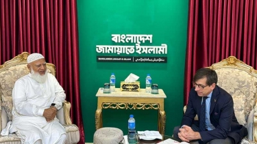 জামায়াত আমিরের সঙ্গে ফ্রান্সের রাষ্ট্রদূতের সাক্ষাৎ