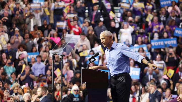 ট্রাম্পের বিরুদ্ধে ডেমোক্র্যাটদের সোচ্চার হতে বললেন ওবামা
