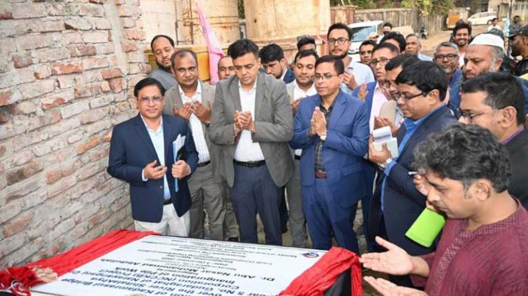 কদম-রসুল সেতুর টেস্ট পাইলিং কাজের উদ্বোধন