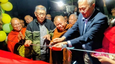 ঢাকা মিরপুর শাক্যমুনি বৌদ্ধ বিহার নির্মাণে ভিত্তিপ্রস্তর স্থাপন করেন সুপ্রদীপ চাকমা