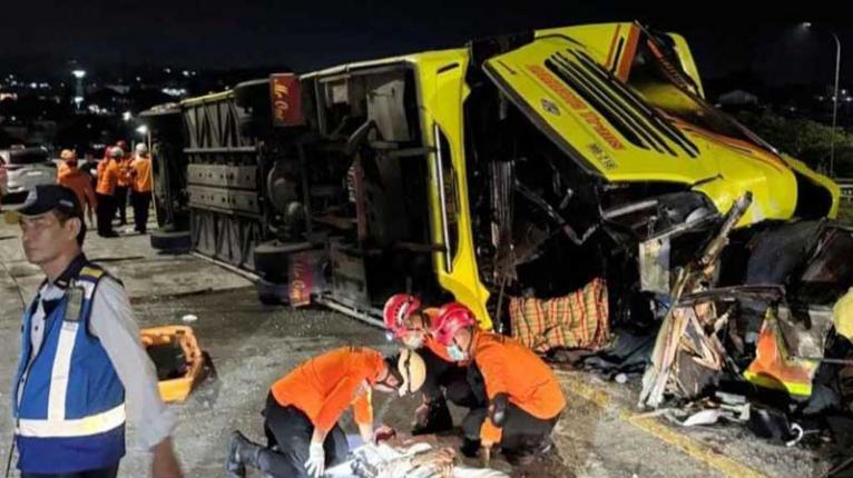 ইন্দোনেশিয়ায় বাস দুর্ঘটনায় নিহত ১৬