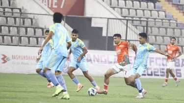 দুই গোল পিছিয়ে থেকেও বসুন্ধরা কিংসকে রুখে দিলো আবাহনী