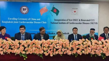 বাংলাদেশ ও চীনের যৌথ উদ্যোগে এনআইসিভিডিতে কার্ডিওভাসকুলার ক্লিনিক উদ্বোধন