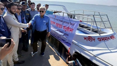 শহীদ ওসমান হাদির নামে ভোলায় ওয়াটার অ্যাম্বুল্যান্সের নামকরণ