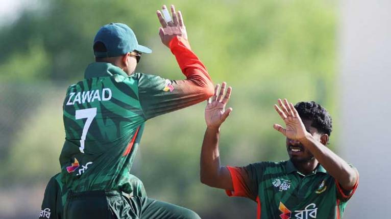 নেপালকে দেড়শও করতে দিলো না বাংলাদেশের যুবারা