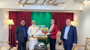 জামায়াত আমিরের সঙ্গে সৌজন্য সাক্ষাতে ব্রিটিশ হাইকমিশনার কুক