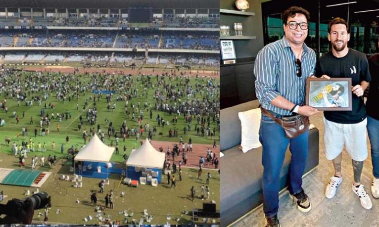 মেসির ভারত সফরে বিশৃঙ্খলা, আয়োজক আটক