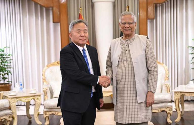 প্রধান উপদেষ্টার সঙ্গে দক্ষিণ কোরিয়ার রাষ্ট্রদূতের বিদায়ী সাক্ষাৎ