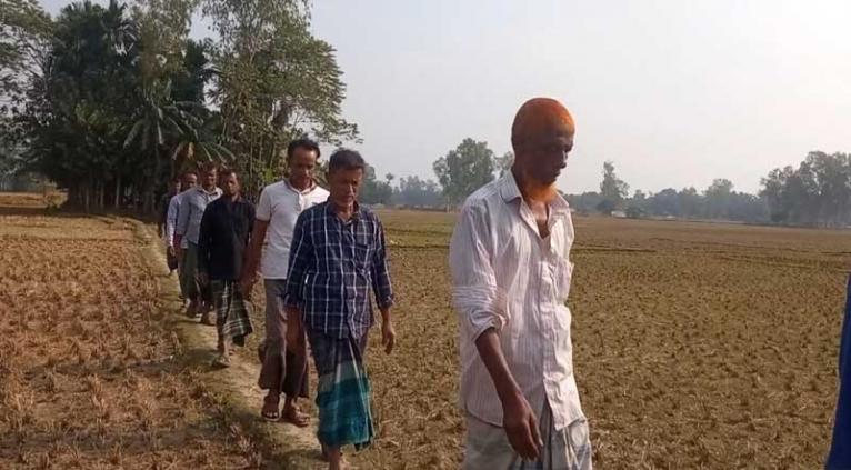 ক্ষেতের আইলই পথ, সরিষাবাড়ী তারাকান্দি উত্তরপাড়ার বাসিন্দাদের চরম ভোগান্তি