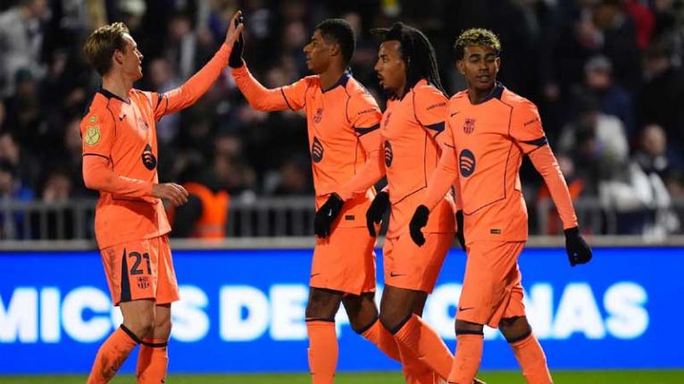 তৃতীয় স্তরের দলের বিপক্ষে বার্সেলোনার ঘাম ঝরানো জয়