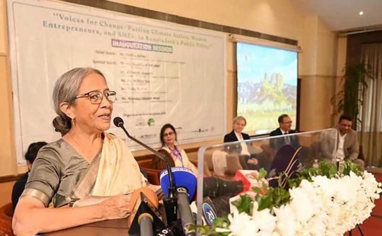 জলবায়ু ঝুঁকি মোকাবিলায় নারী উদ্যোক্তাদের জন্য অতিরিক্ত অর্থায়ন প্রয়োজন : মৎস্য উপদেষ্টা