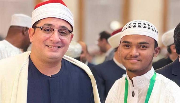 মিশরে ৭০ দেশের হাফেজদের সঙ্গে প্রতিদ্বন্দ্বিতা করে বিশ্বচ্যাম্পিয়ন বাংলাদেশের আনাস