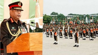 বাংলাদেশ মিলিটারি একাডেমিতে রাষ্ট্রপতি কুচকাওয়াজ অনুষ্ঠিত