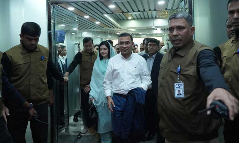 সিলেটে পৌঁছে মাজার জিয়ারতে যাচ্ছেন তারেক রহমান