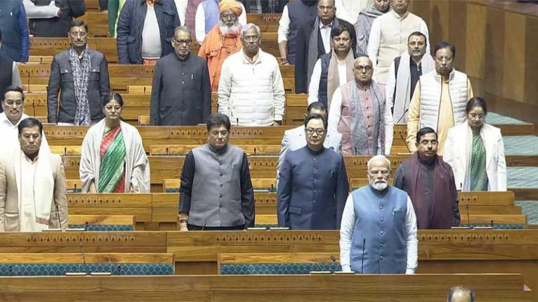 ভারতের পার্লামেন্টে খালেদা জিয়ার মৃত্যুতে সমবেদনা জানিয়ে নীরবতা পালন