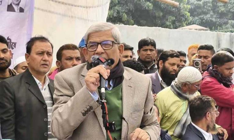 স্বাধীনতাবিরোধীদের হাতে দেশ নিরাপদ নয় : মির্জা ফখরুল