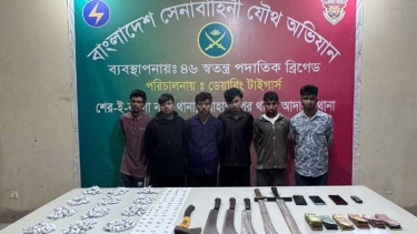 রাজধানীতে সেনাবাহিনীর বিশেষ অভিযানে গ্রেফতার ৬