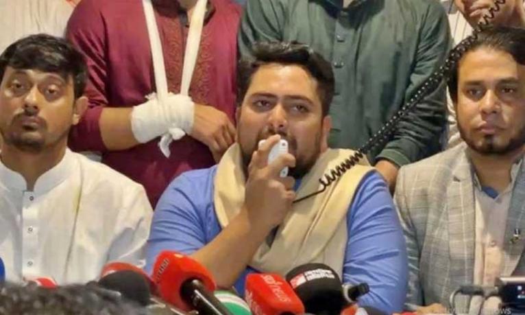 আমাদের ওপর আঘাত এলে পাল্টা আঘাত হবে : নাহিদ ইসলাম