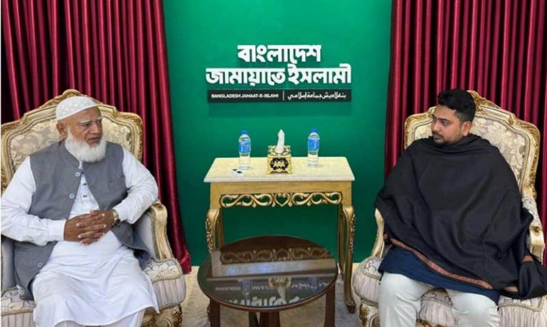 জামায়াত আমিরের সঙ্গে নাহিদ ইসলামের বৈঠক