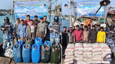 মিয়ানমারে পাচারকালে সিমেন্ট ও ডিজেলসহ আটক ১৮