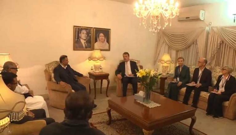 তারেক রহমানের সাথে ইইউ’র প্রধান নির্বাচন পর্যবেক্ষকের সাক্ষাৎ