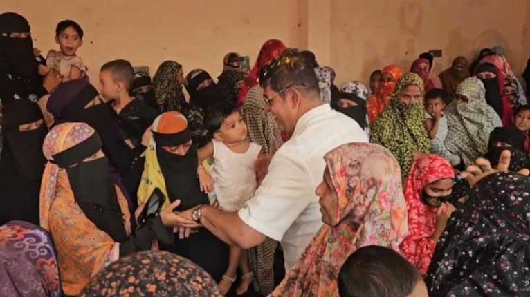 রূপগঞ্জে নির্বাচনী গণসংযোগে বিএনপি প্রার্থী দিপু