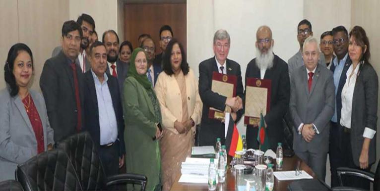 বাংলাদেশ ও জার্মানির মধ্যে ২১ দশমিক ৭৭ মিলিয়ন ইউরো’র অনুদান চুক্তি স্বাক্ষরিত