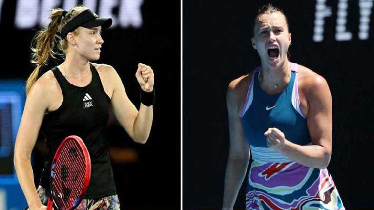 ৩ বছর পর অস্ট্রেলিয়ান ওপেন ফাইনালে সাবালেঙ্কা–রিবাকিনা