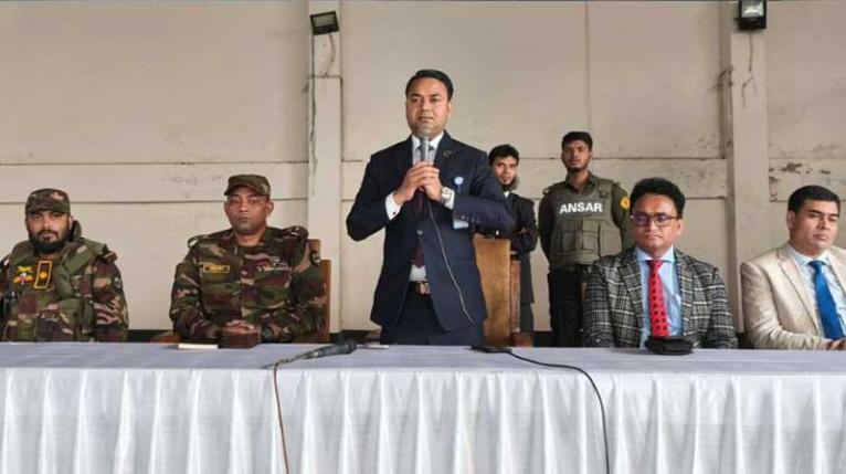 নির্বাচনে কোনো বিশৃঙ্খলায় ছাড় নেই: রূপগঞ্জ ইউএনও