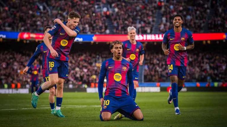 মায়োর্কাকে হারিয়ে রিয়ালের সঙ্গে ব্যবধান বাড়াল বার্সেলোনা