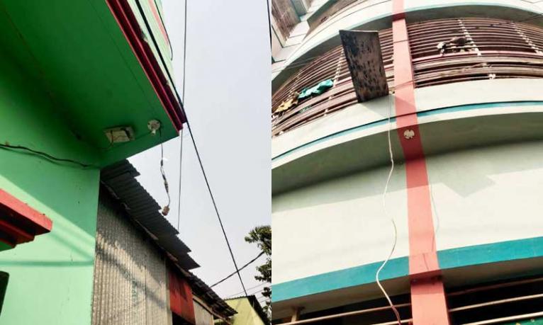 নারায়ণগঞ্জে ভোটকেন্দ্রের আশপাশের সিসিটিভি ভাঙচুর